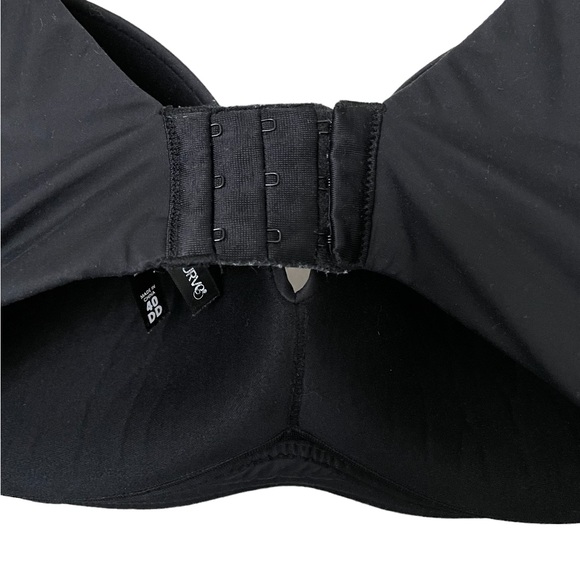 Torrid Curves Full Support Push-up Padded Back Smoothing Black Bra Size 40DD - Picture 5 of 8